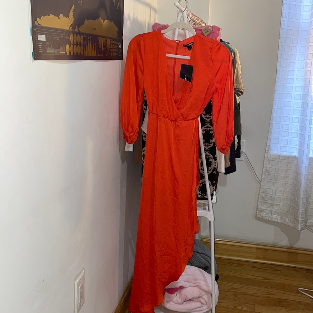 Brand new silky maxi dress.